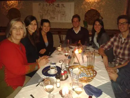 Essen mit dem Carnuntum Team
